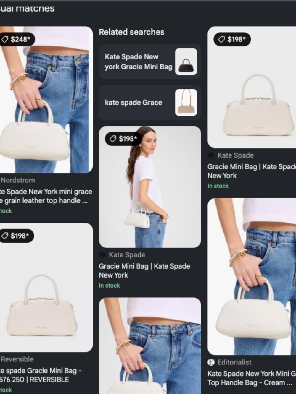 NWT Kate Spade Grace Mini East West Leather Crossbody Timeless Taupe $198 - Picture 2 of 12